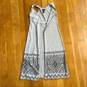 LOVE by chelsey grey long vest